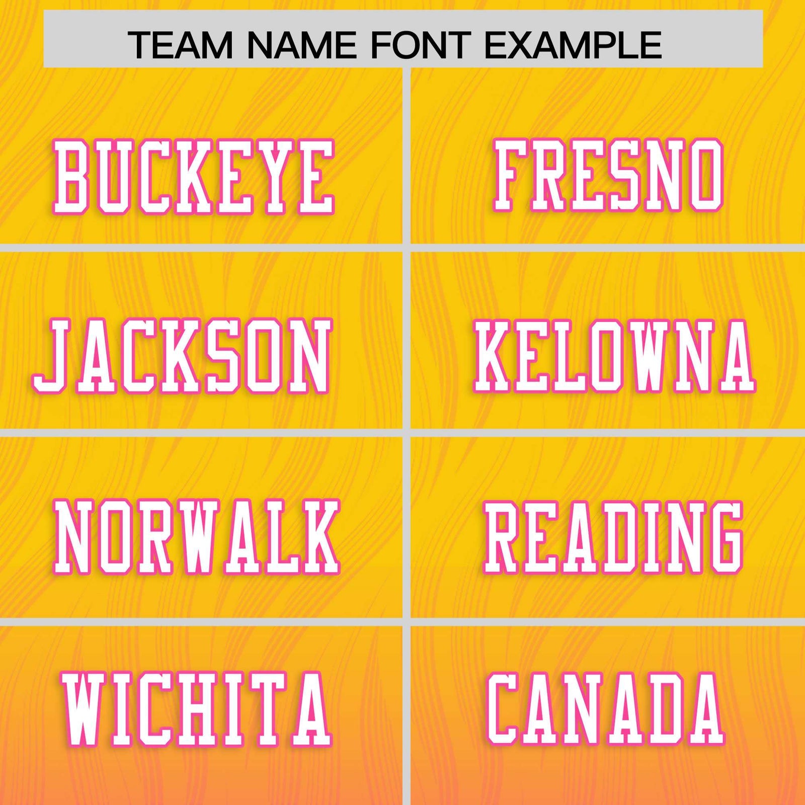 Custom Gold and Pink Customize Flag Football Jersey-7v7 Football Uniforms | KXKSHOP