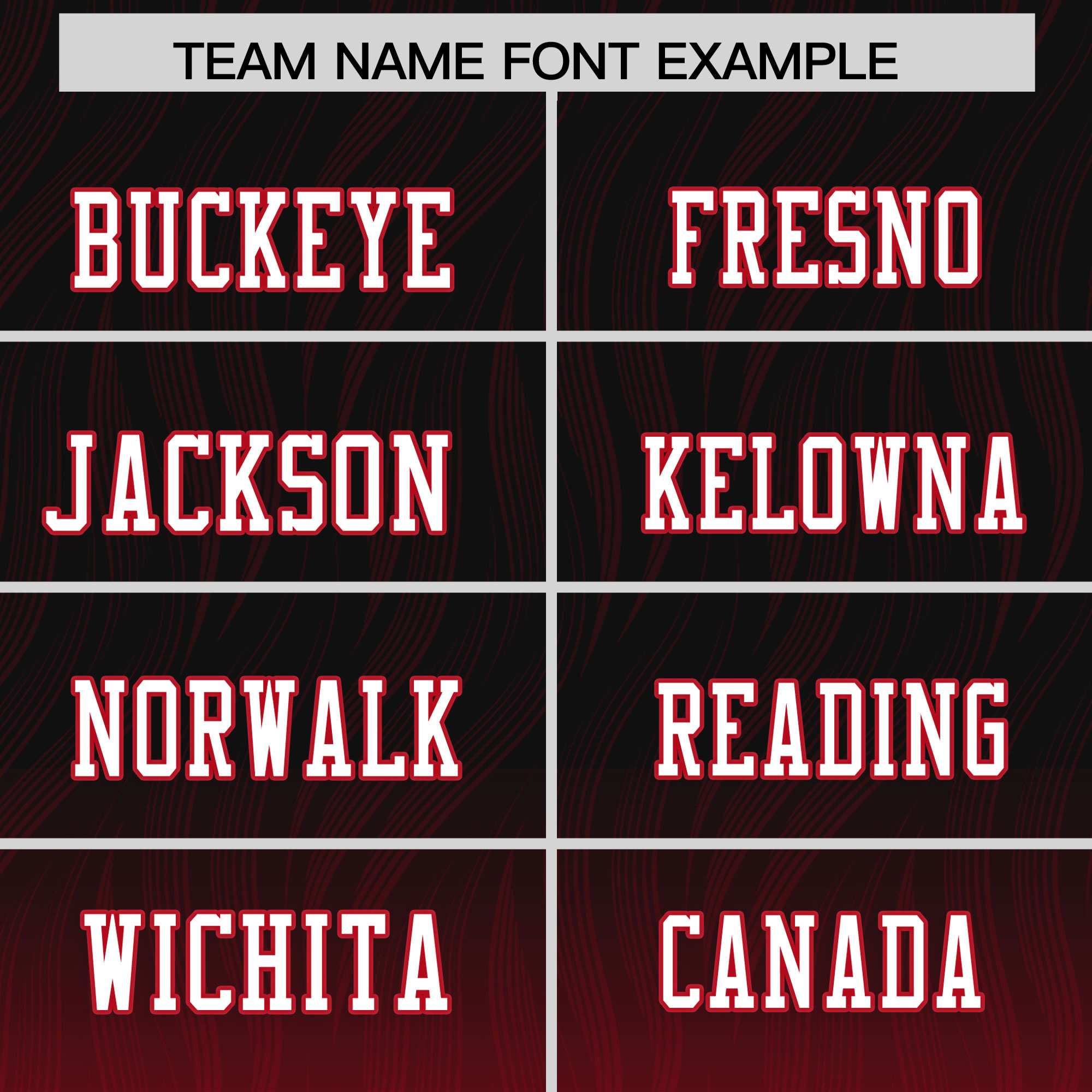 Custom Black and Red Customize Flag Football Jersey-7v7 Football Uniforms | KXKSHOP