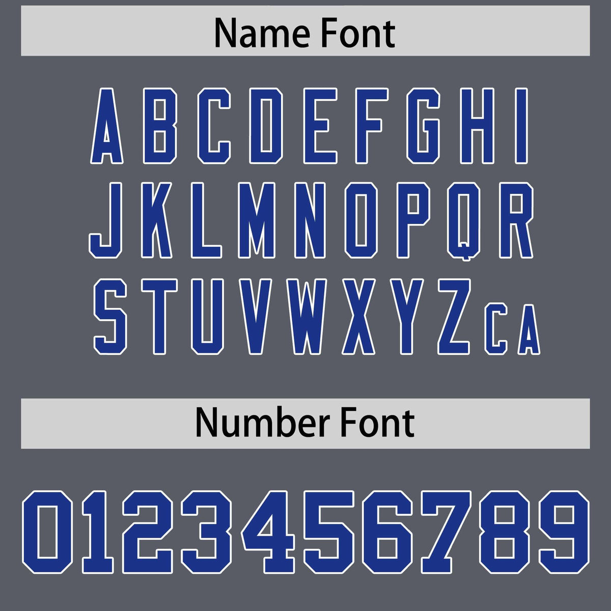 Custom Dark Gray Royal Personalized Insert Color Design Authentic Football Jersey