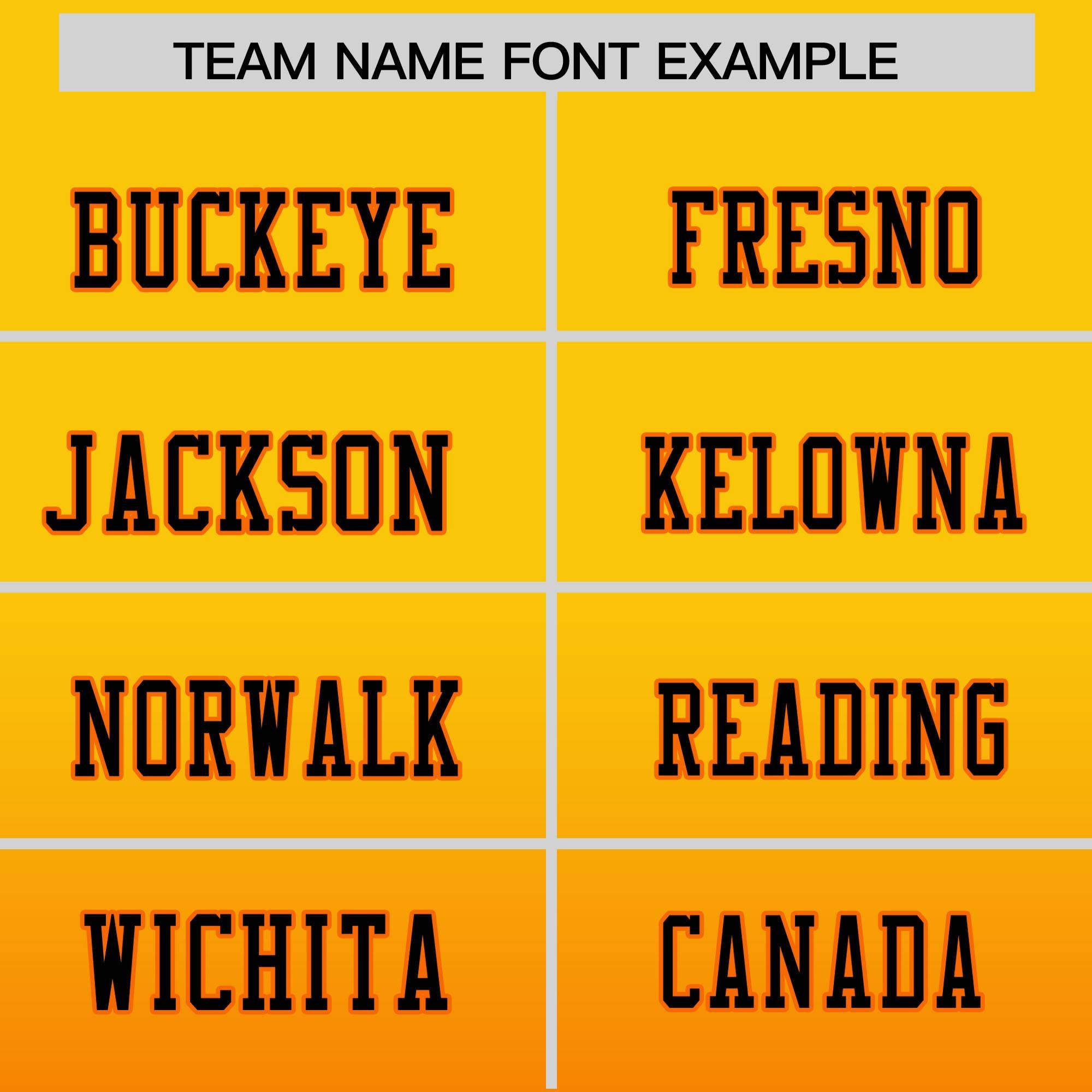 Custom Gold Orange Gradient Fashion Personalized Authentic Football Jersey