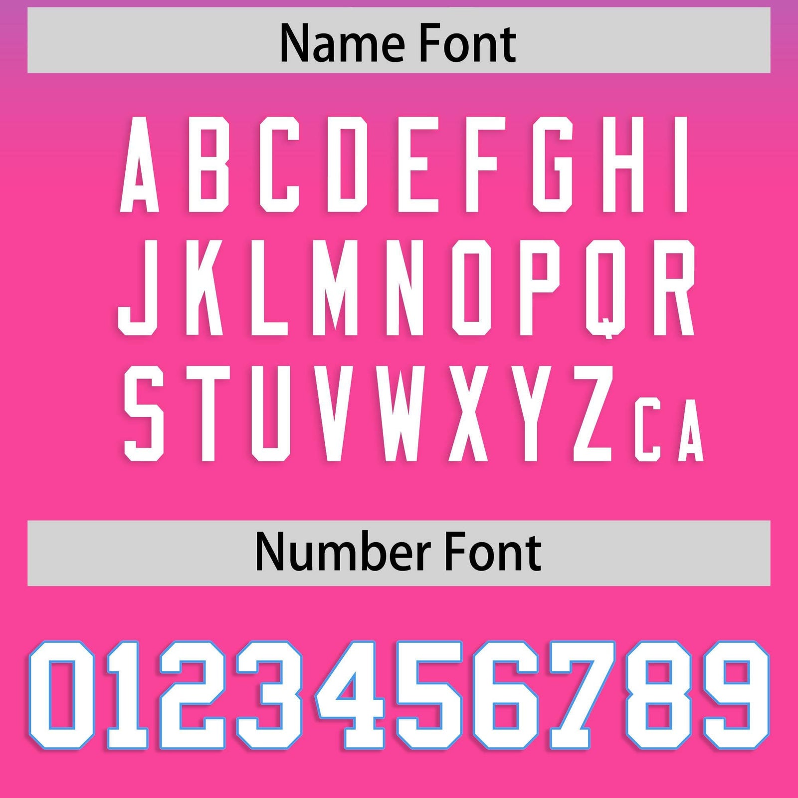 Custom Powder Blue Pink Gradient Fashion Personalized Authentic Football Jersey