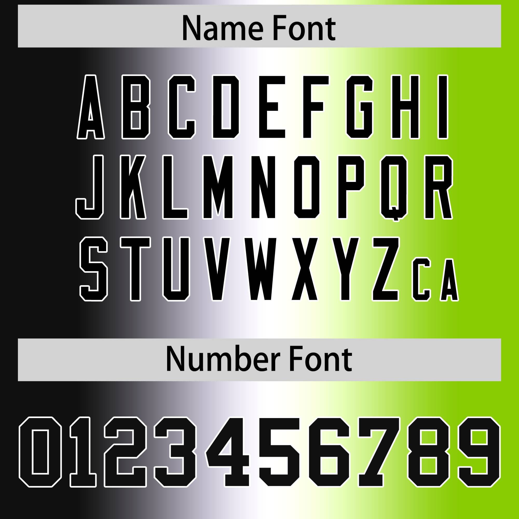 Custom Black White-Neon Green Personalized Gradient Fashion Authentic Football Jersey