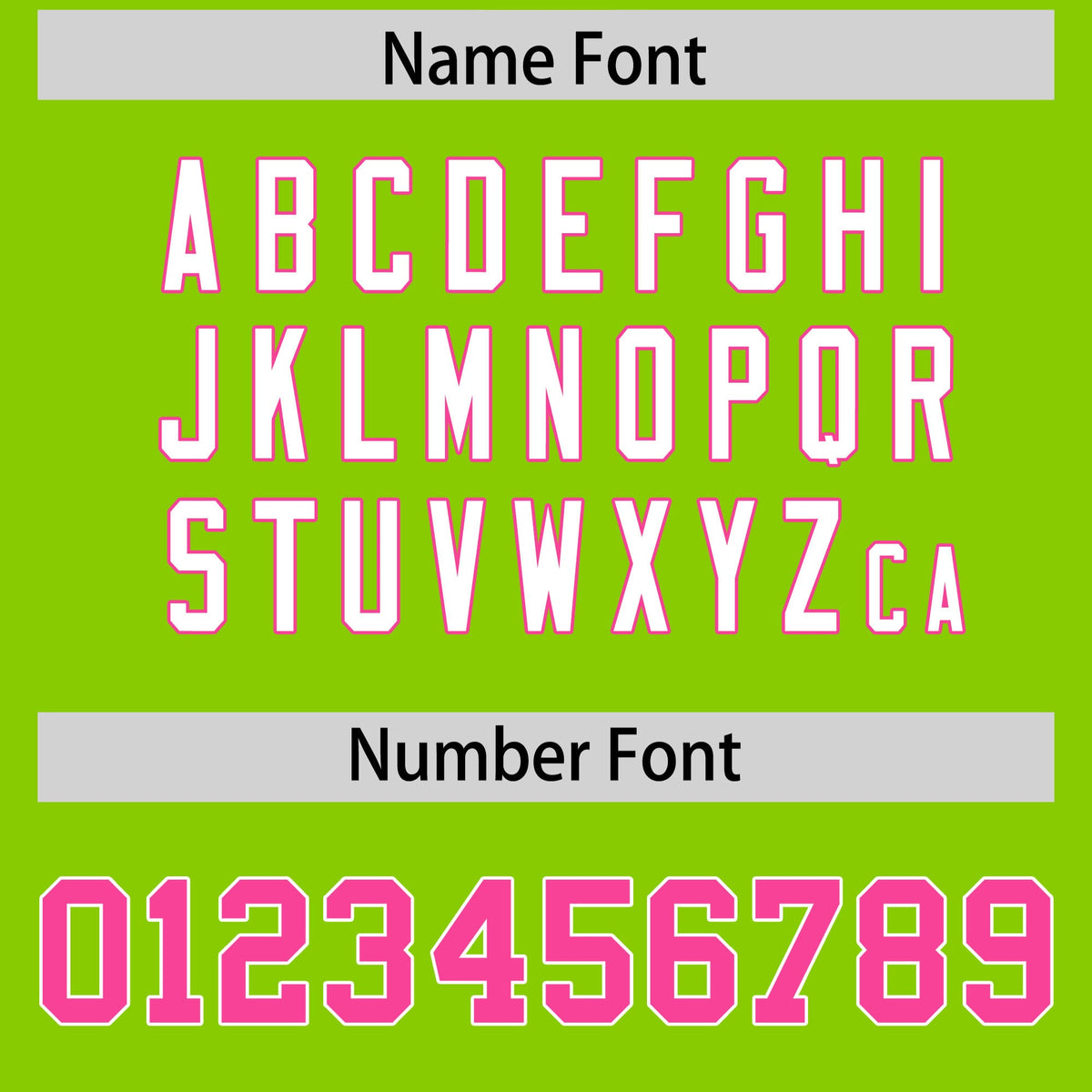 Custom Neon Green Pink Personalized Shoulder Star Pattern Flag Football Jersey