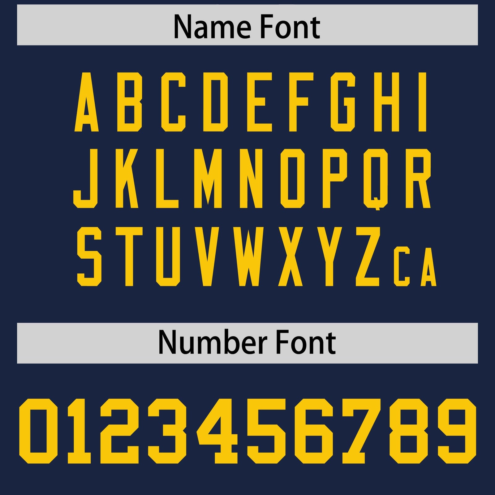 Custom Navy Gold Personalized Shoulder Star Pattern Flag Football Jersey