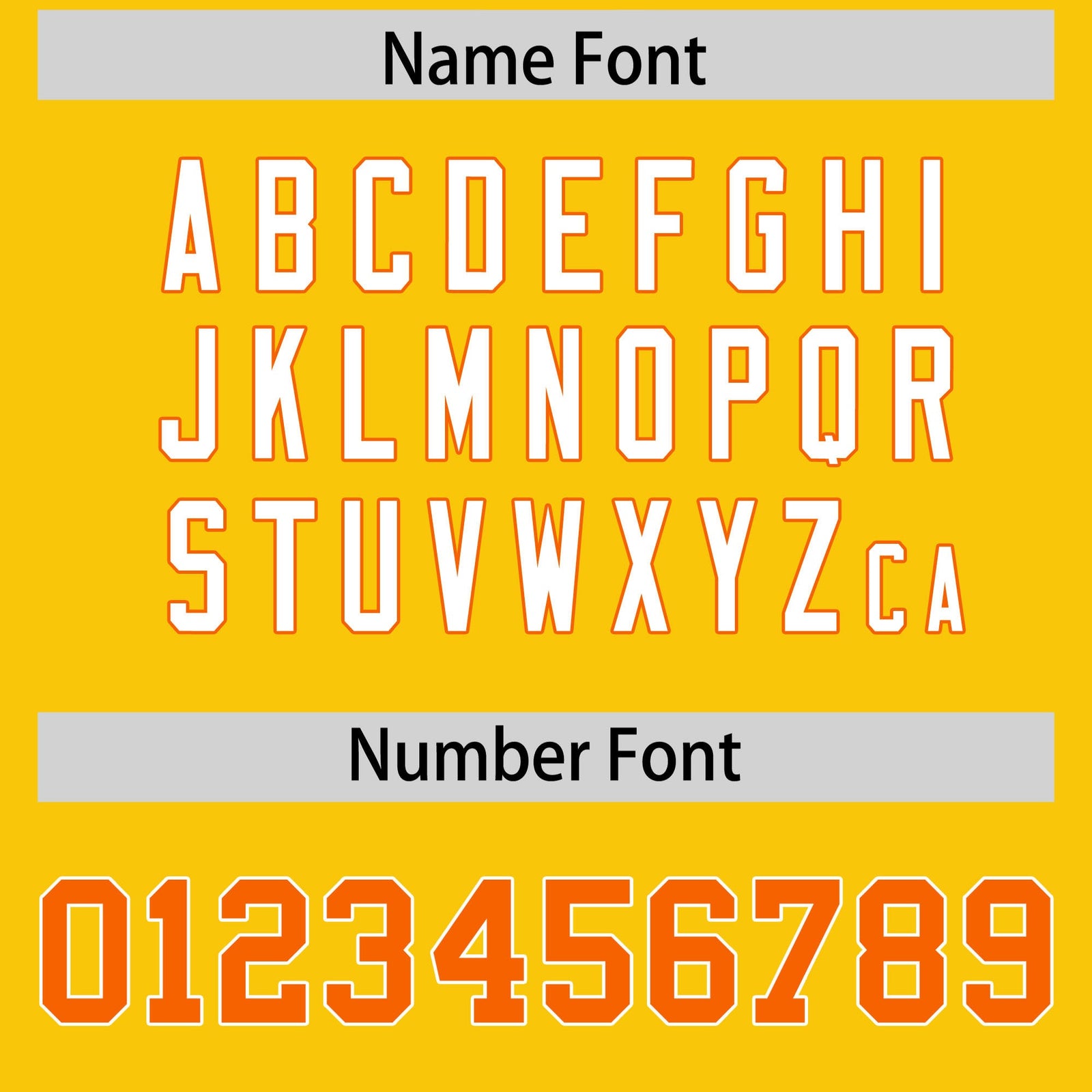 Custom Gold Orange Personalized Shoulder Star Pattern Flag Football Jersey