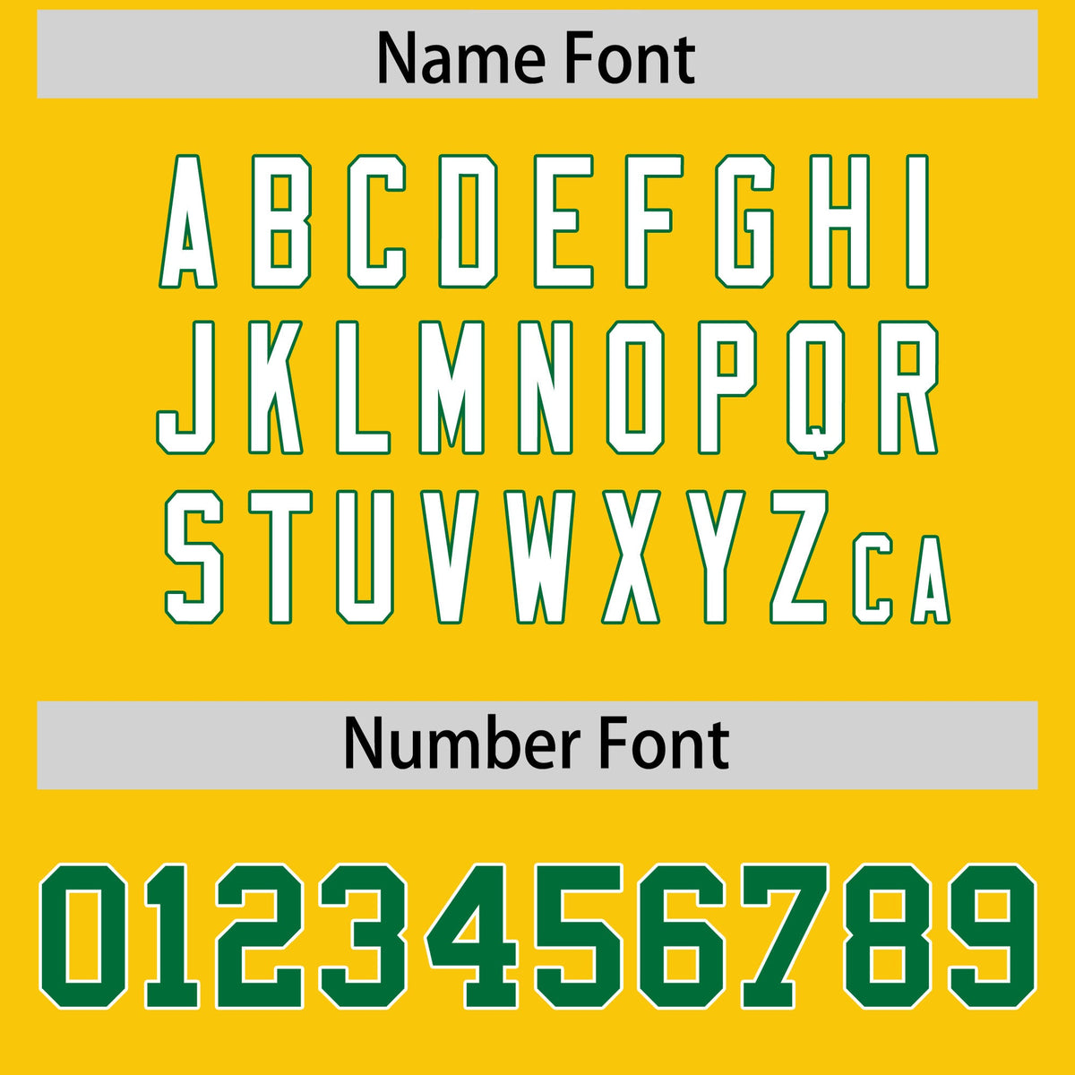 Custom Gold Kelly Green Personalized Shoulder Star Pattern Flag Football Jersey