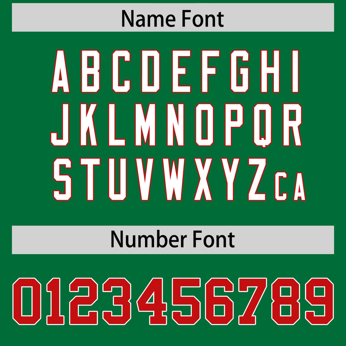 Custom Kelly Green Red Personalized Shoulder Star Pattern Flag Football Jersey