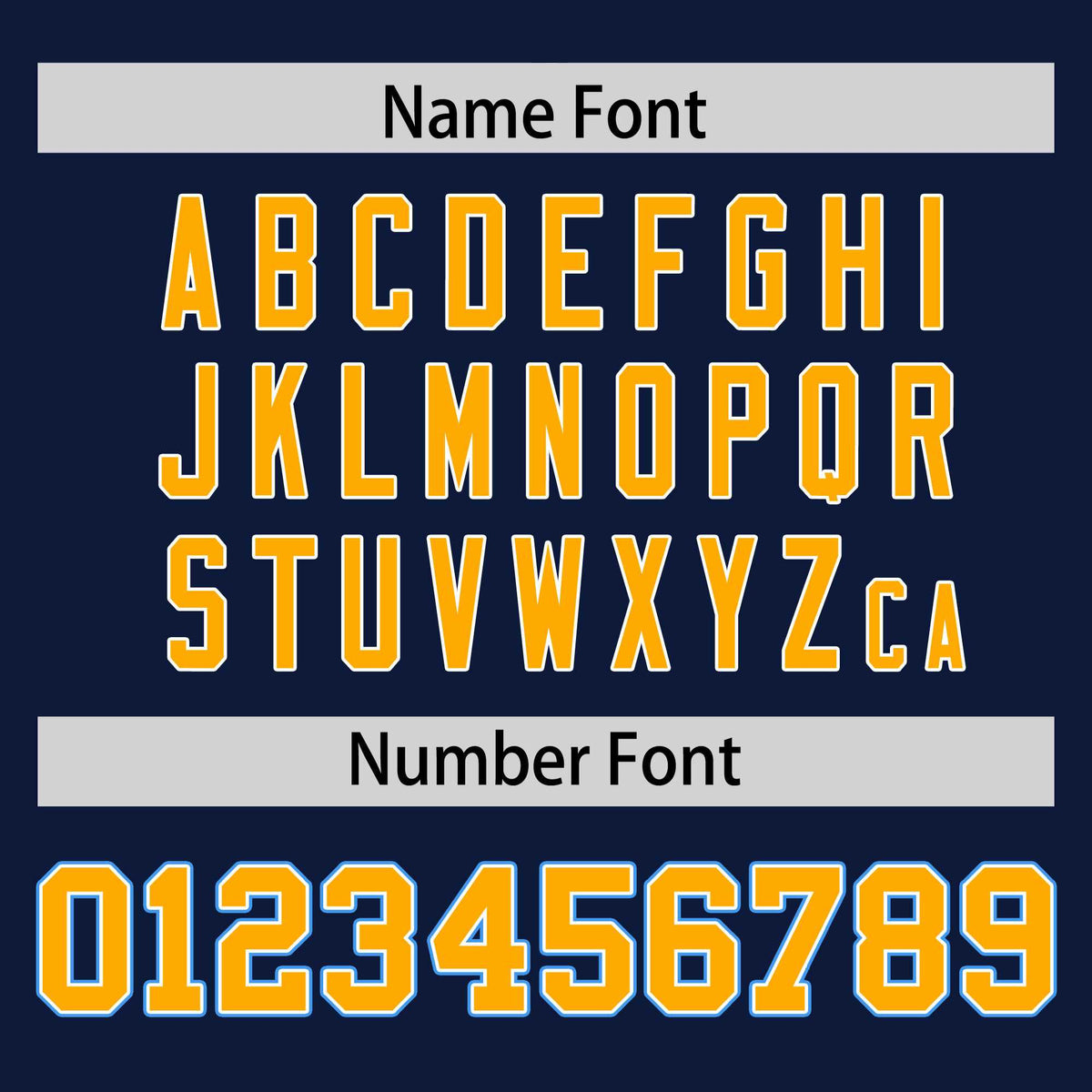 Custom Navy Yellow-White Personalized Classic Authentic Football Jersey