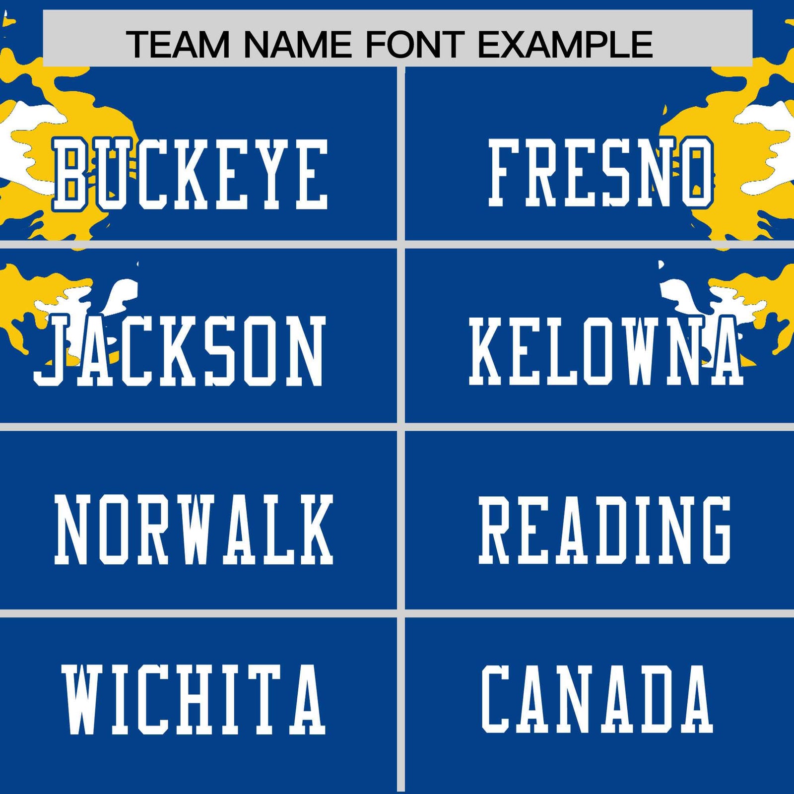 Custom Royal White Personalized Camo Authentic Football Jersey