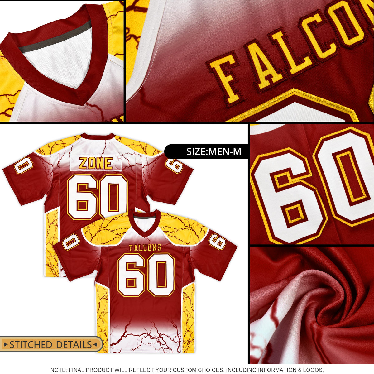 Custom Flag Football Jersey | Old Gold Black and White Graffiti Pattern Practice 7on7 Uniforms | Add name, number &amp; logo| KXKSHOP