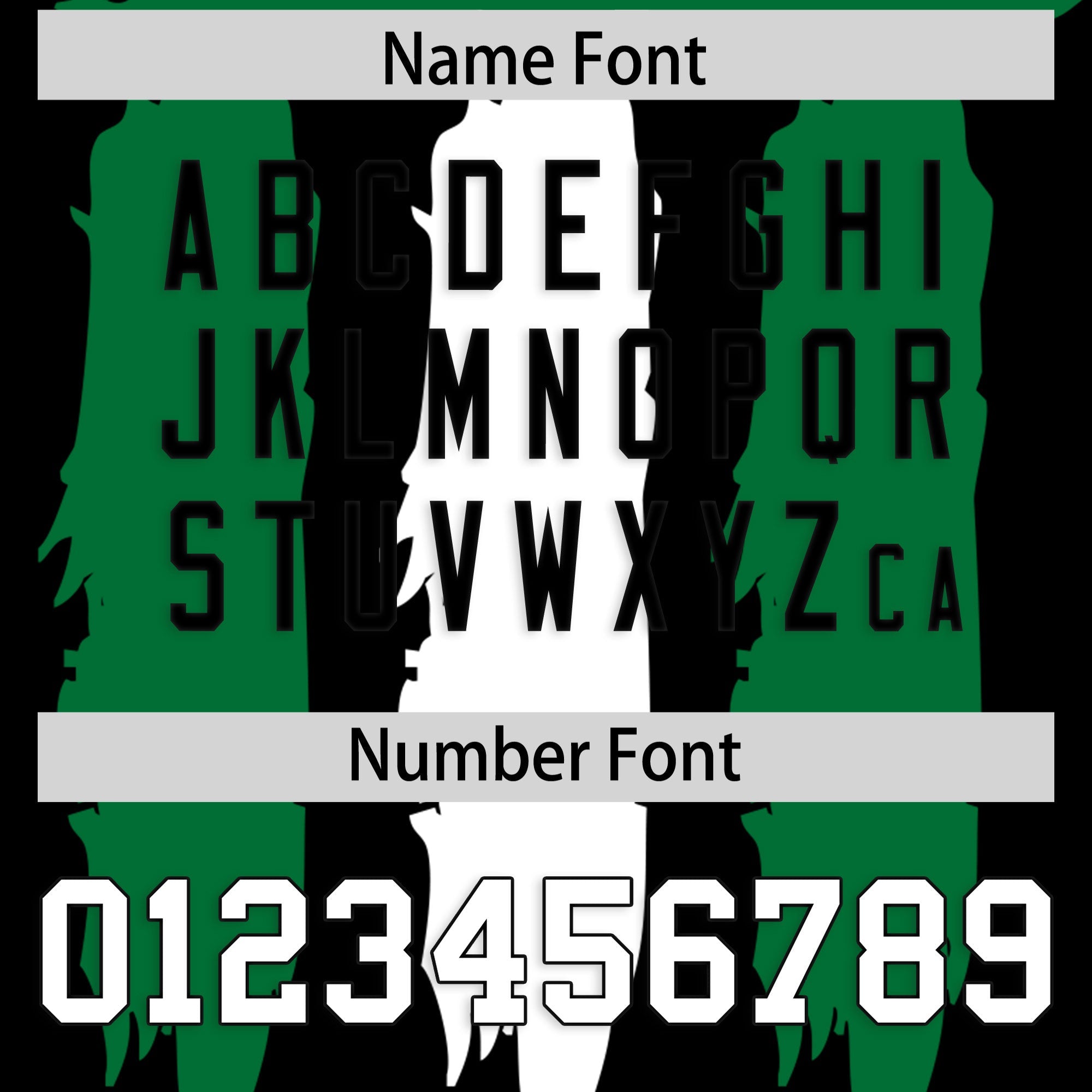 Custom Black Kelly Green and White Graffiti Pattern Practice Football Jerseys