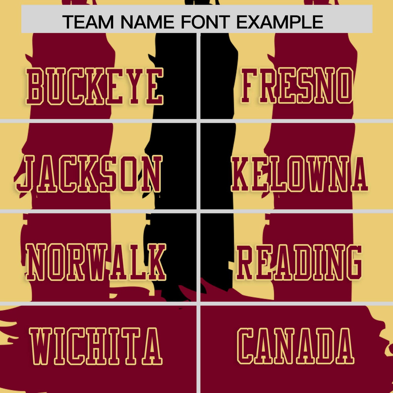 Custom Flag Football Jersey | Khaki Crimson and Black Graffiti Pattern Practice 7on7 Uniforms | Add name, number & logo| KXKSHOP