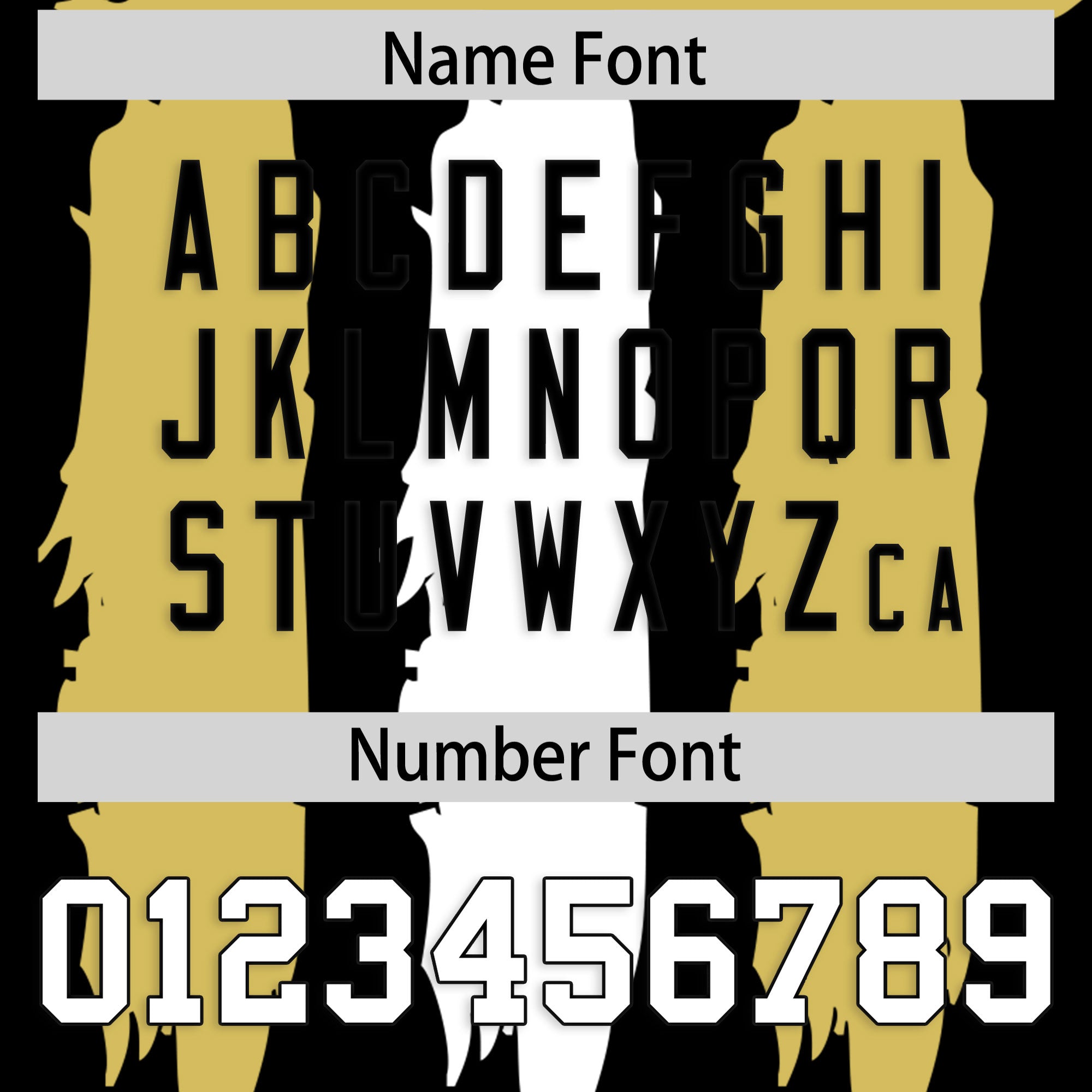 Custom Black Old Gold and White Graffiti Pattern Practice Football Jerseys