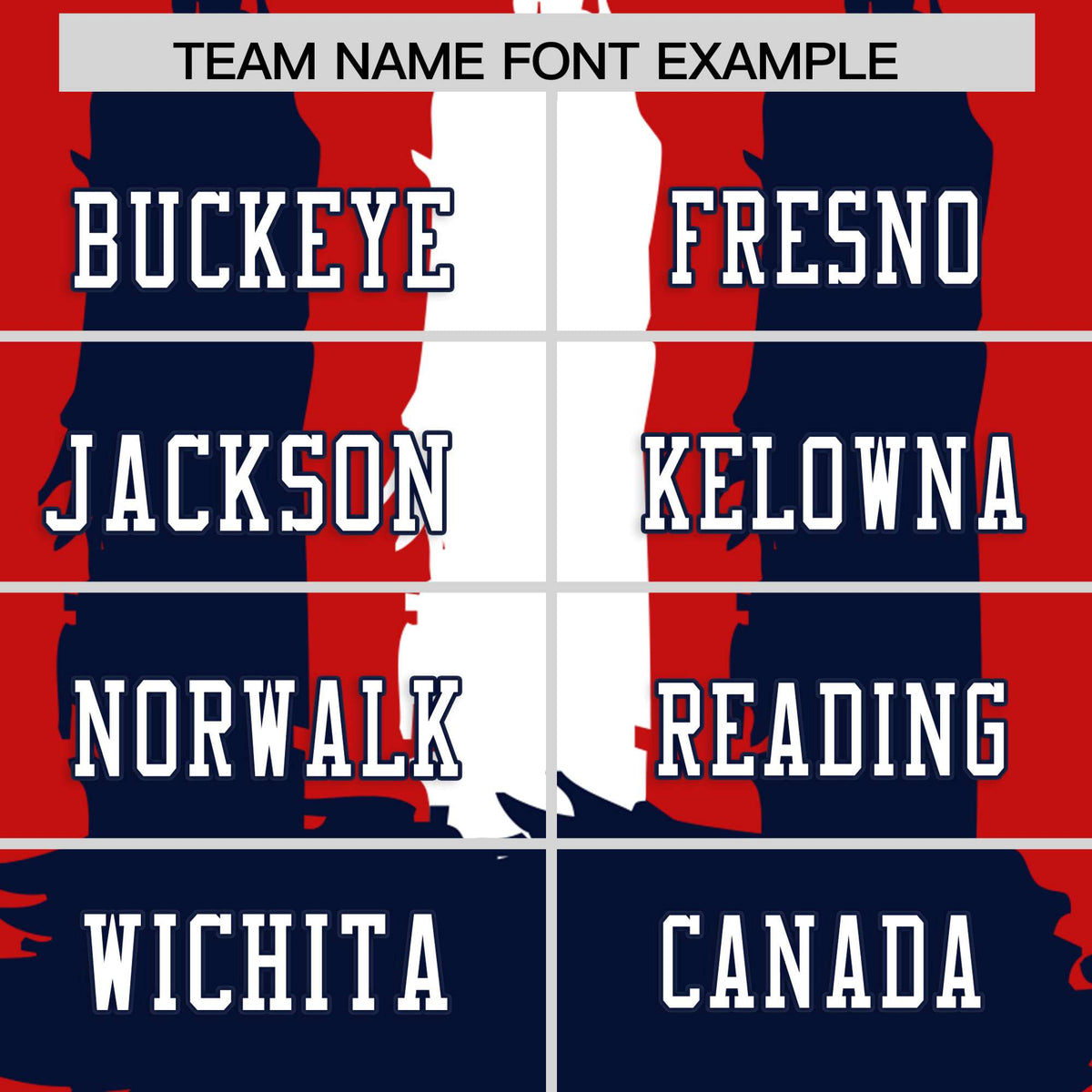 Custom Flag Football Jersey | Red Navy and White Graffiti Pattern Practice 7on7 Uniforms | Add name, number &amp; logo| KXKSHOP