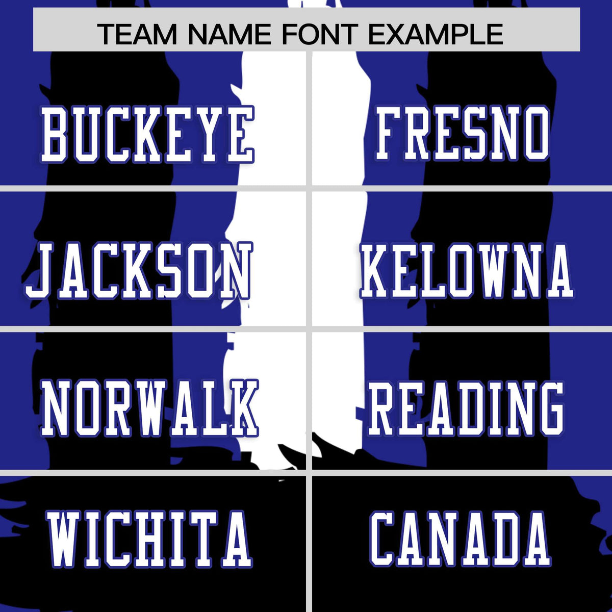 Custom Flag Football Jersey | Royal Black and White Graffiti Pattern Practice 7on7 Uniforms | Add name, number & logo| KXKSHOP