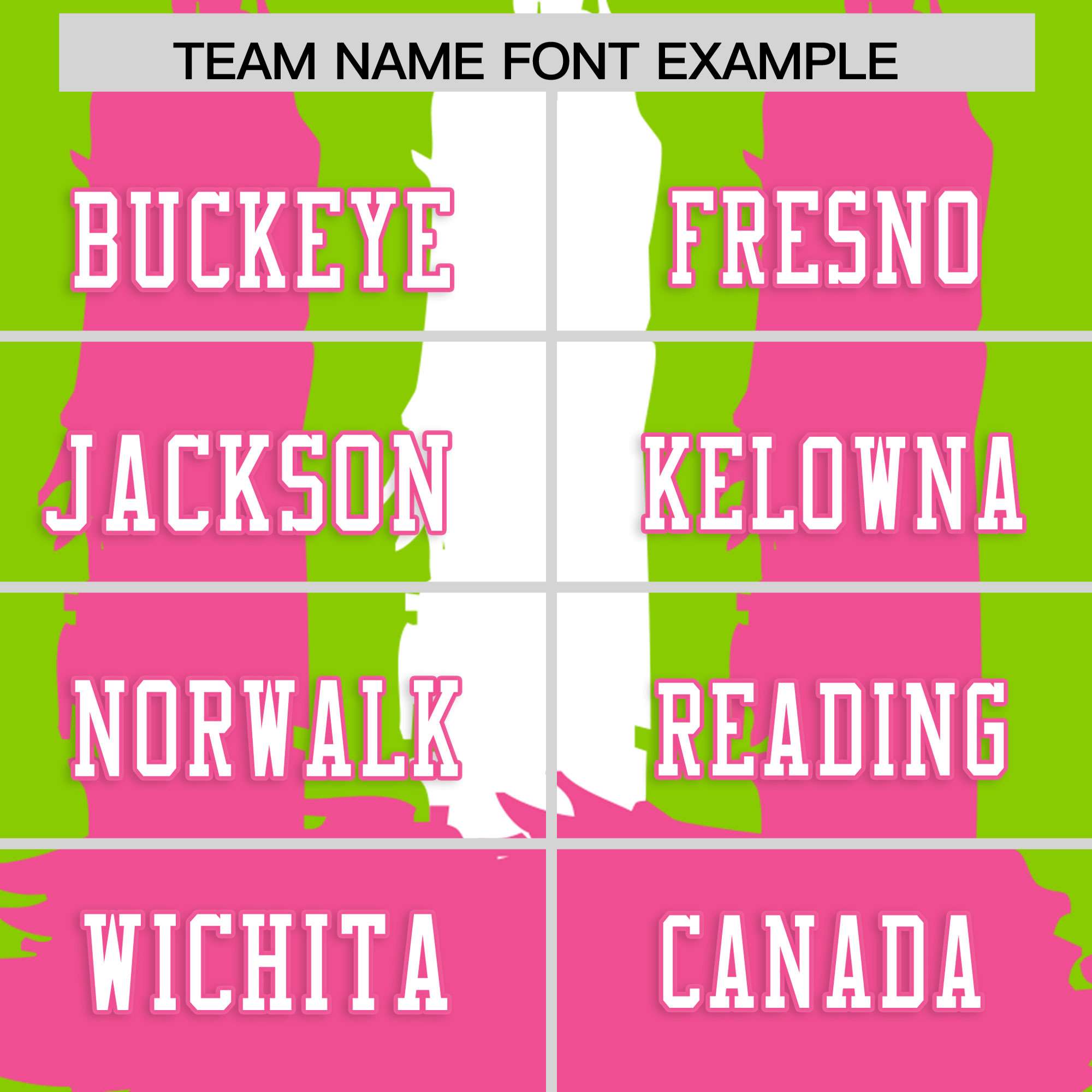 Custom Flag Football Jersey | Neon Green Pink and White Graffiti Pattern Practice 7on7 Uniforms | Add name, number & logo| KXKSHOP