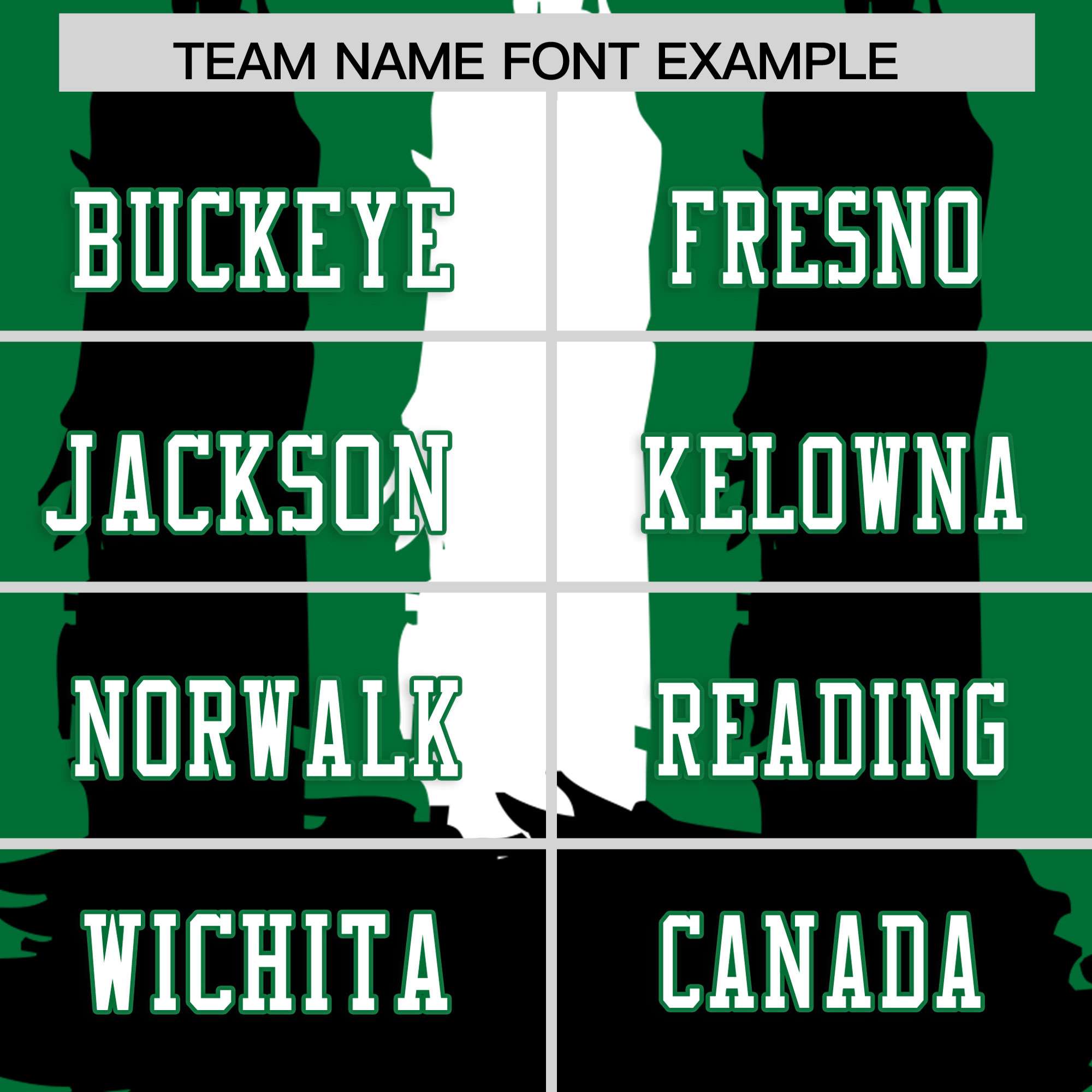 Custom Kelly Green Black and White Graffiti Pattern Practice Football Jerseys