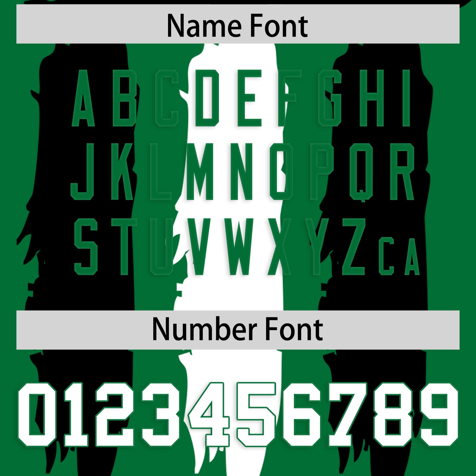 Custom Kelly Green Black and White Graffiti Pattern Practice Football Jerseys