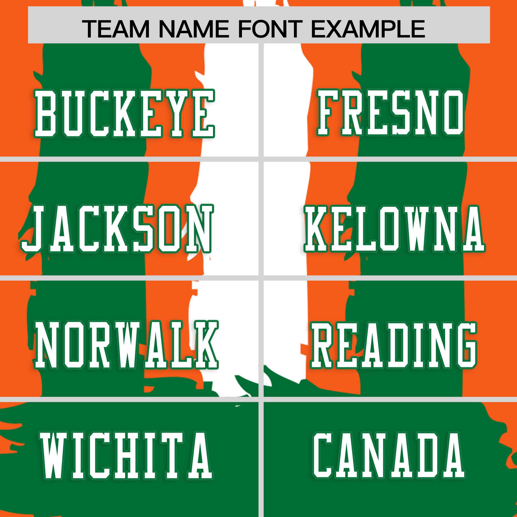 Custom Orange Kelly Green and White Graffiti Pattern Practice Football Jerseys