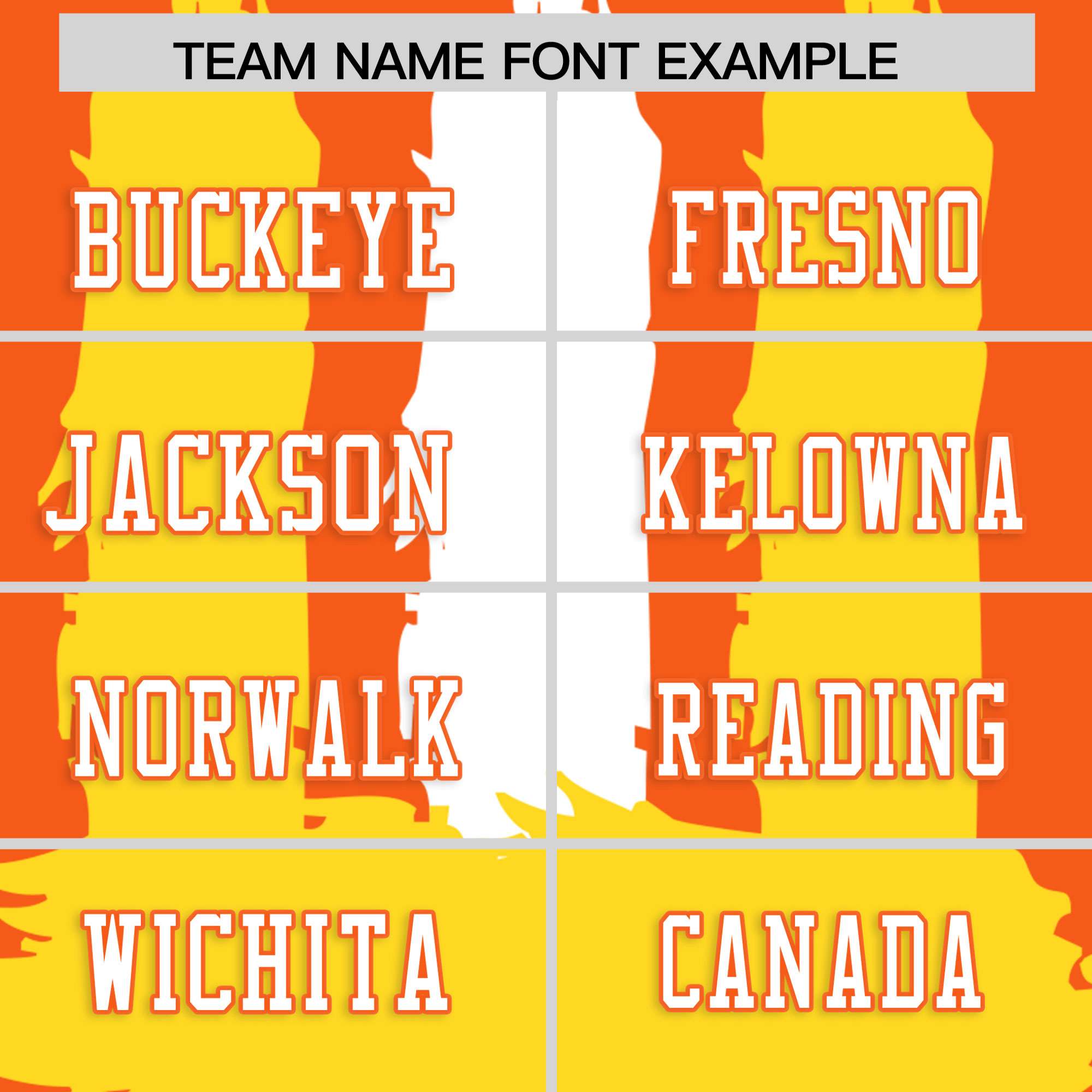 Custom Flag Football Jersey | Orange White Graffiti Pattern Practice 7on7 Uniforms | Add name, number & logo| KXKSHOP