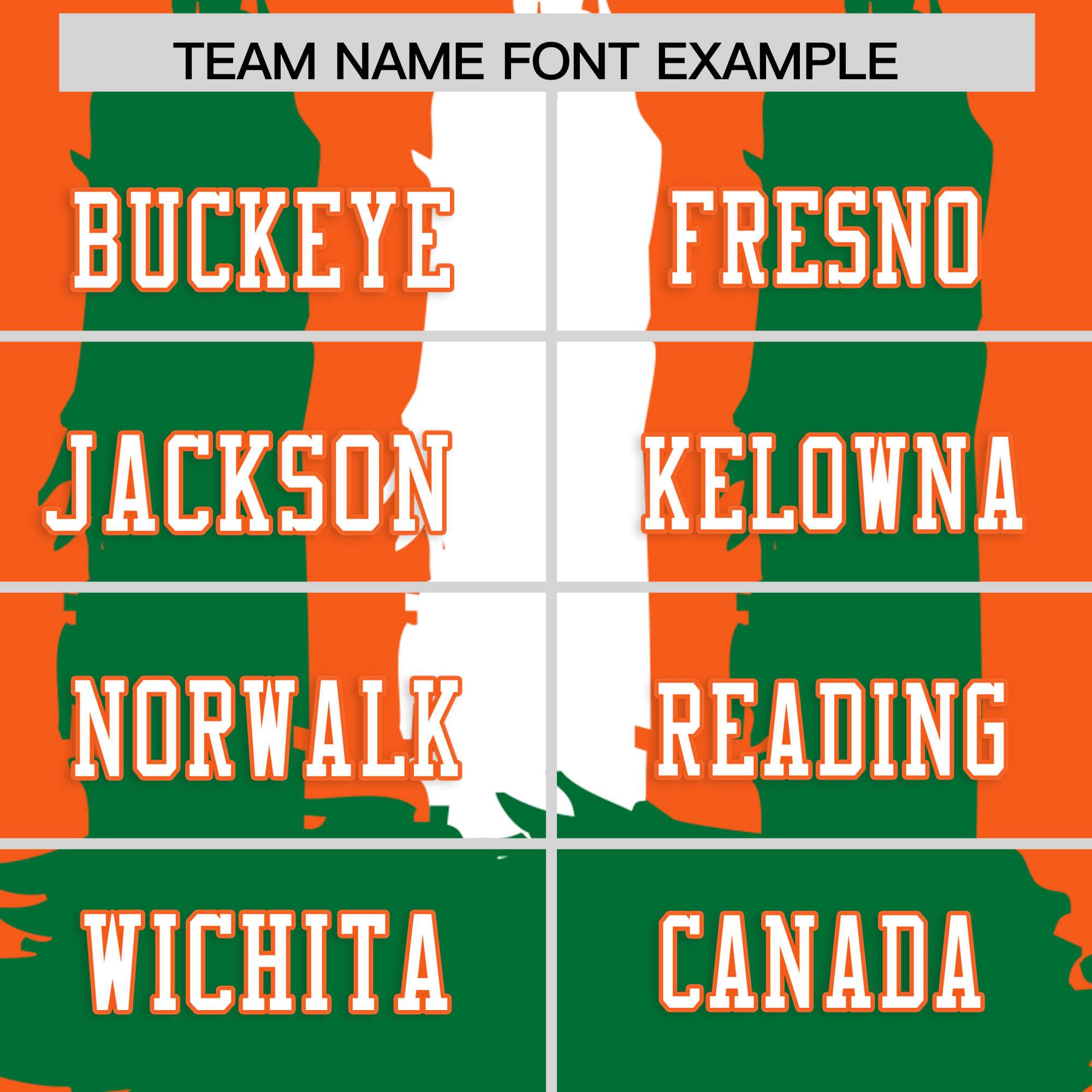 Custom Orange Kelly Green and White Graffiti Pattern Practice Football Jerseys