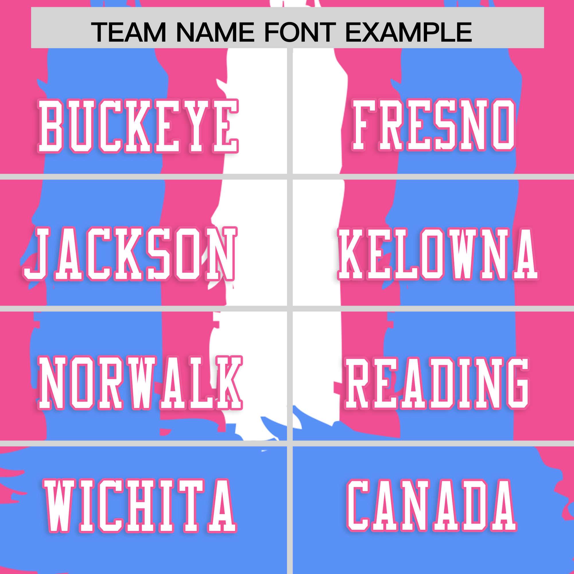 Custom Flag Football Jersey | Pink Powder Blue and White Graffiti Pattern Practice 7on7 Uniforms | Add name, number & logo| KXKSHOP