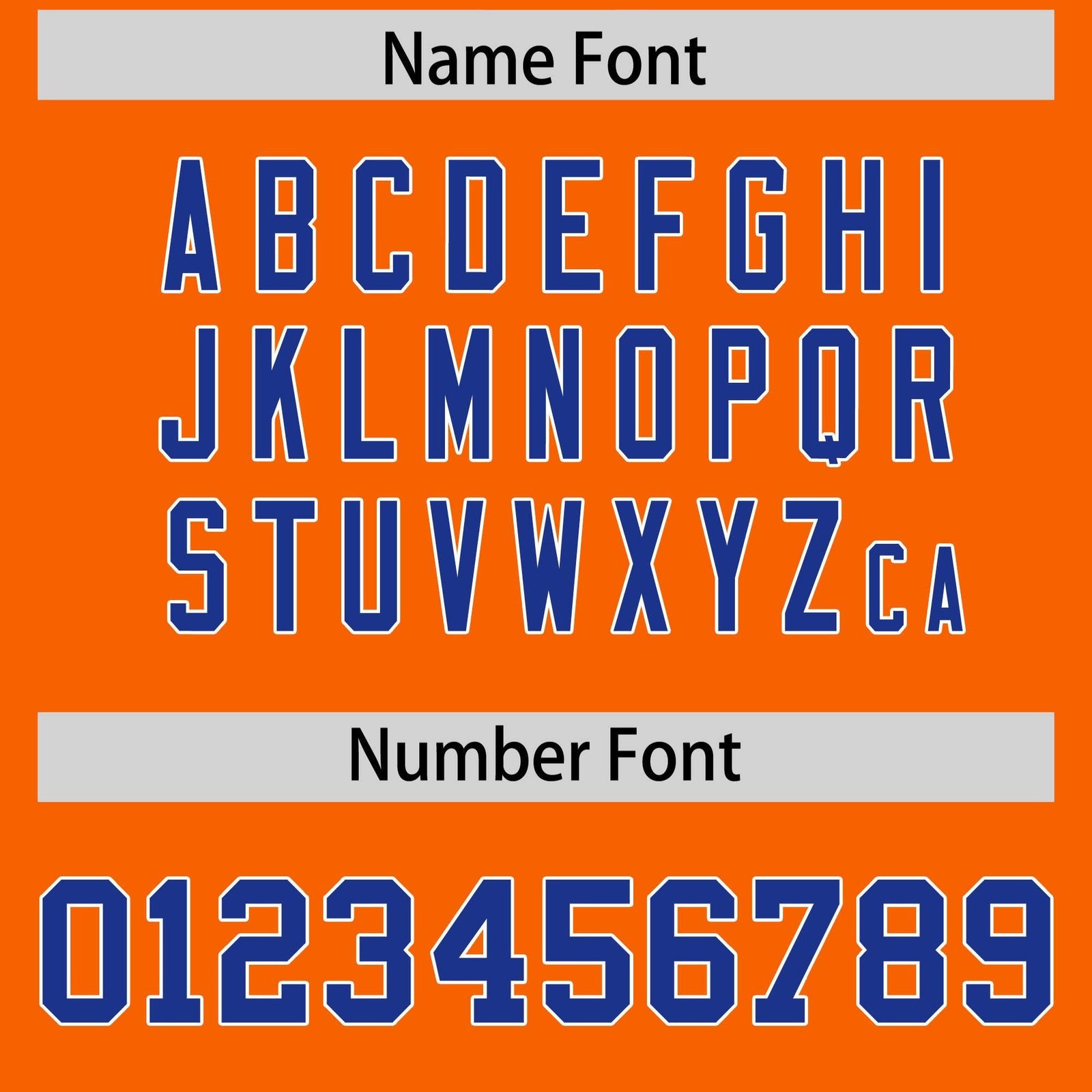 Custom Orange Royal-White Color Block Personalized Raglan Sleeves Authentic Football Jersey