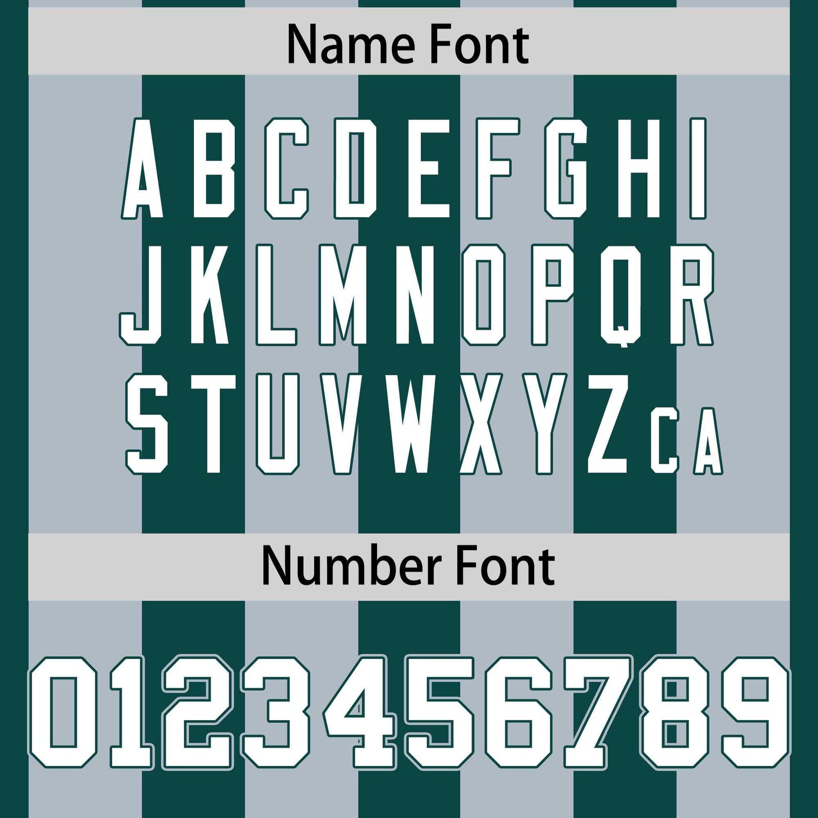 Custom Midnight Green Gray Personalized Thick Stripe Design Authentic Football Jersey