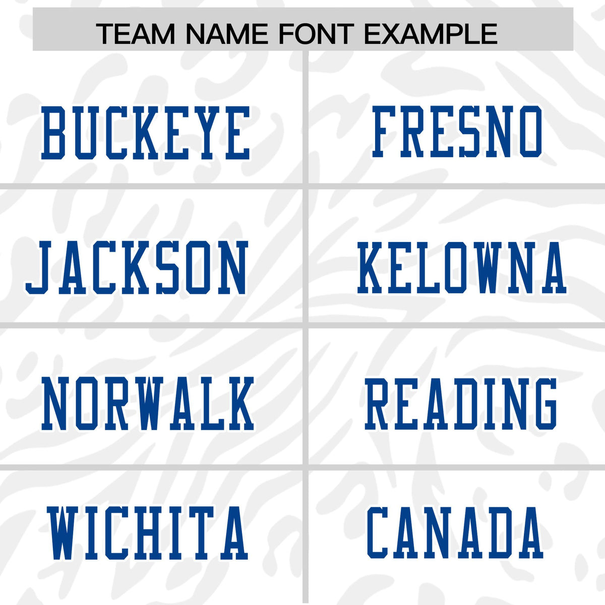 Custom White Royal Personalized Zebra Stripes Pattern Authentic Football Jersey