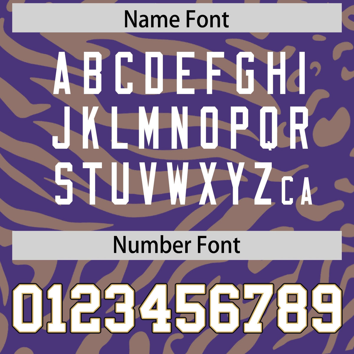 Custom Purple White-Black Personalized Zebra Stripes Pattern Authentic Football Jersey