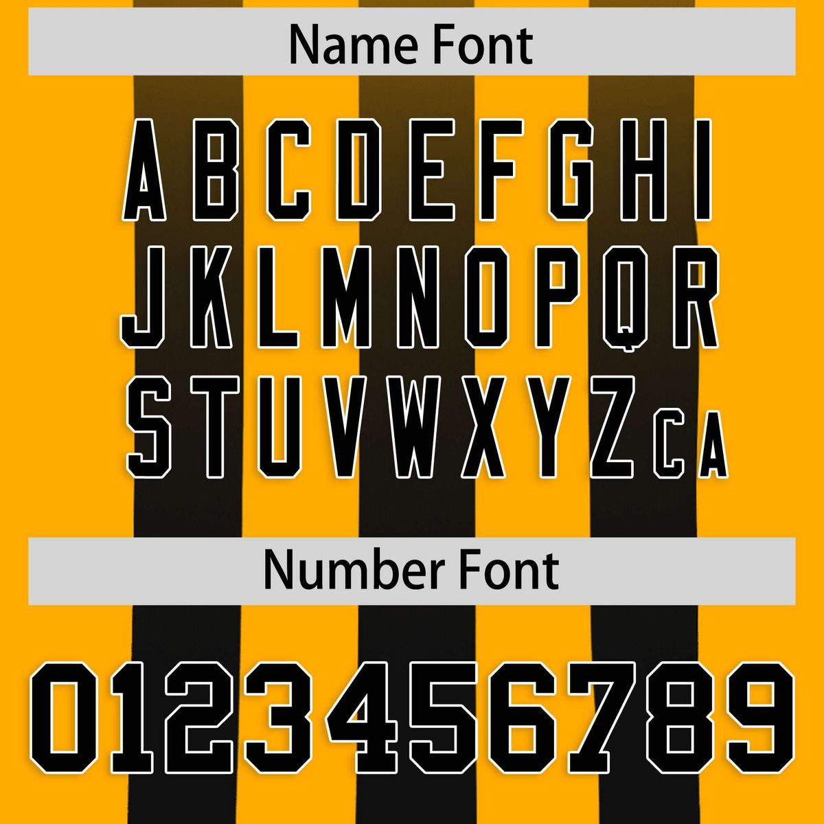 Custom Yellow Black Vertical Fine Stripe Gradient Fashion Personalized Team Football Jersey