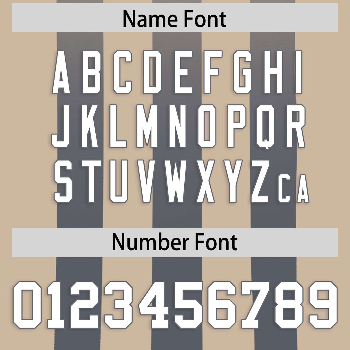 Custom Khaki Dark Gray Vertical Fine Stripe Gradient Fashion Personalized Team Football Jersey