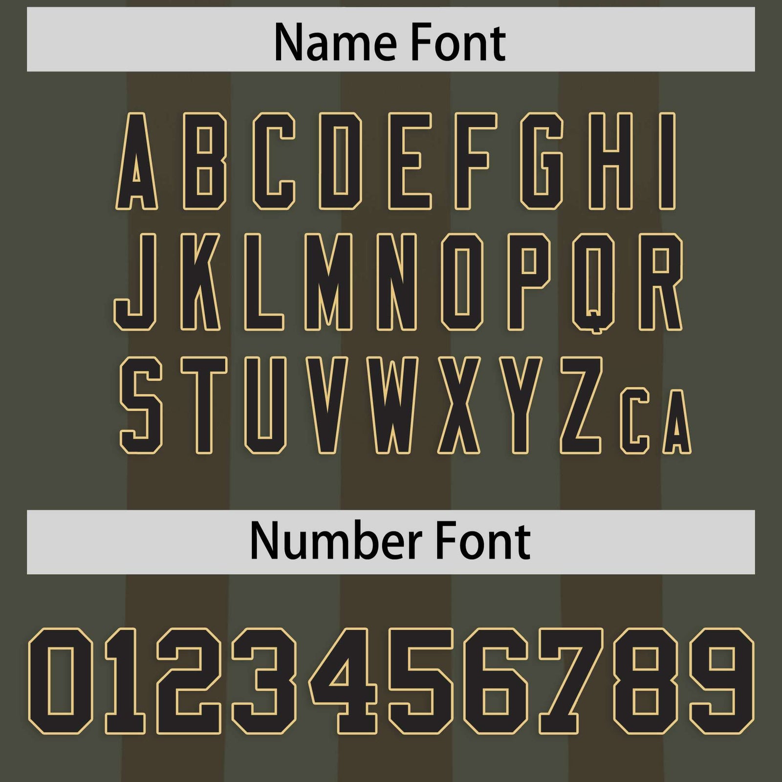 Custom Olive Light Brown Vertical Fine Stripe Gradient Fashion Personalized Team Football Jersey