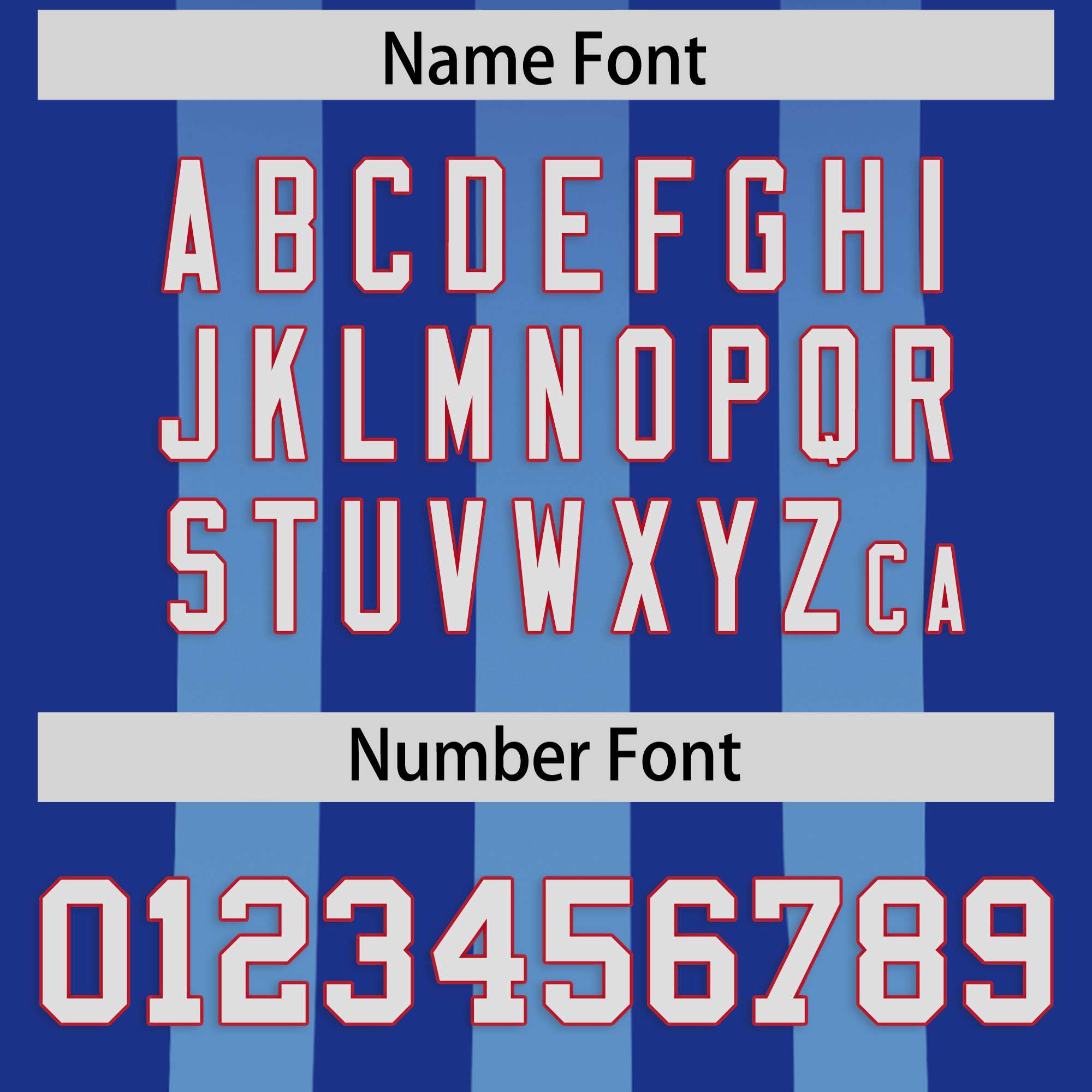 Custom Royal Powder Blue Vertical Fine Stripe Gradient Fashion Personalized Team Football Jersey