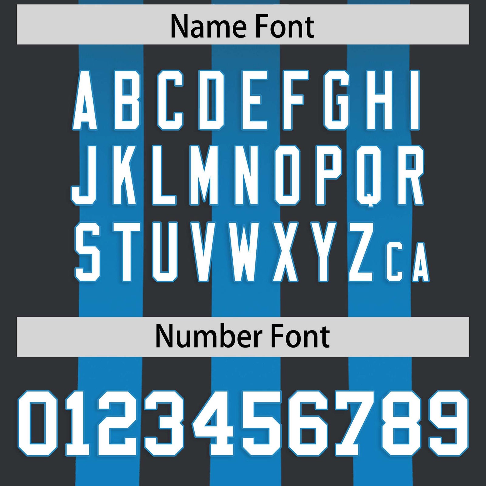 Custom Black Light Blue Vertical Fine Stripe Gradient Fashion Personalized Team Football Jersey