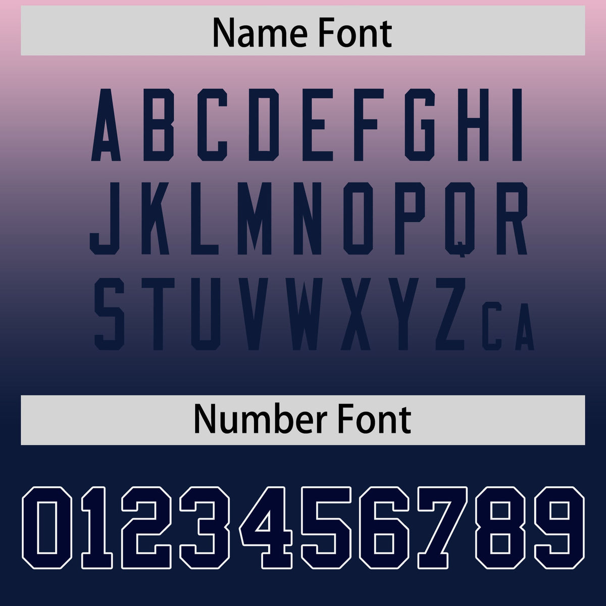 Custom Light Pink Navy Gradient Personalized Side Pattern Authentic Football Jersey