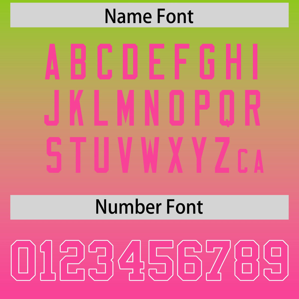 Custom Neon Green Pink Gradient Personalized Side Pattern Authentic Football Jersey