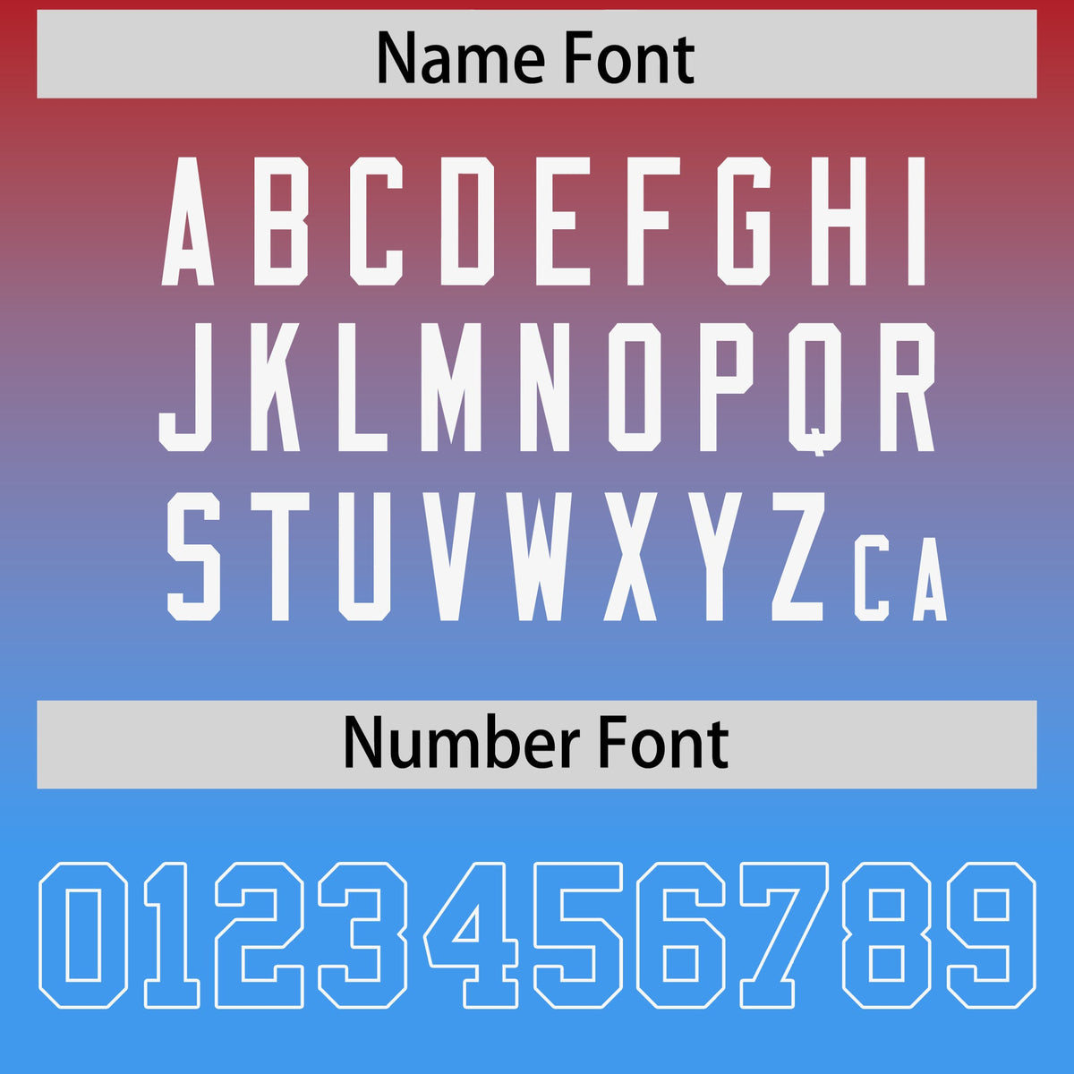 Custom Red Powder Blue Gradient Personalized Side Pattern Authentic Football Jersey