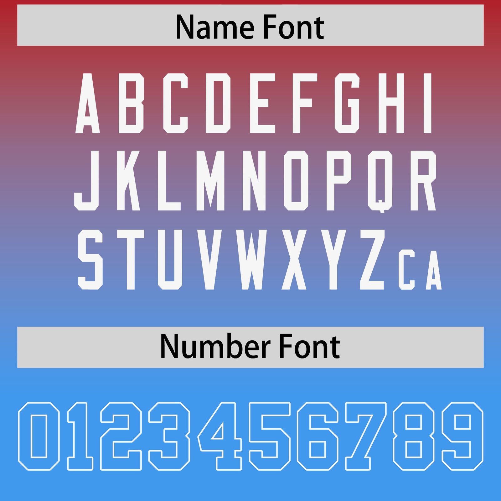 Custom Red Powder Blue Gradient Personalized Side Pattern Authentic Football Jersey