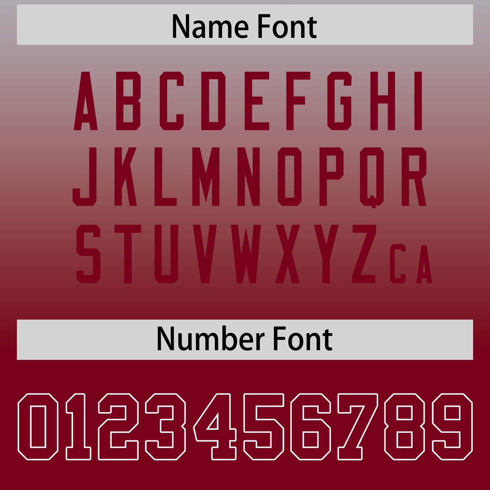 Custom Gray Crimson Gradient Personalized Side Pattern Authentic Football Jersey