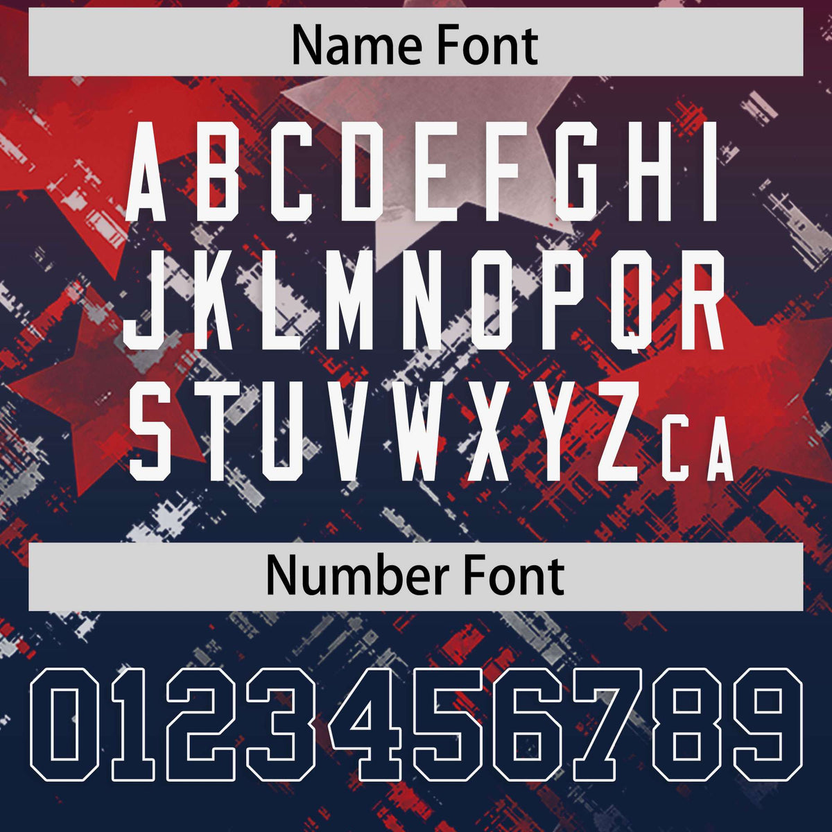 Custom Red and Navy Customize Flag Football Jersey - 7v7 Uniform| KXKSHOP