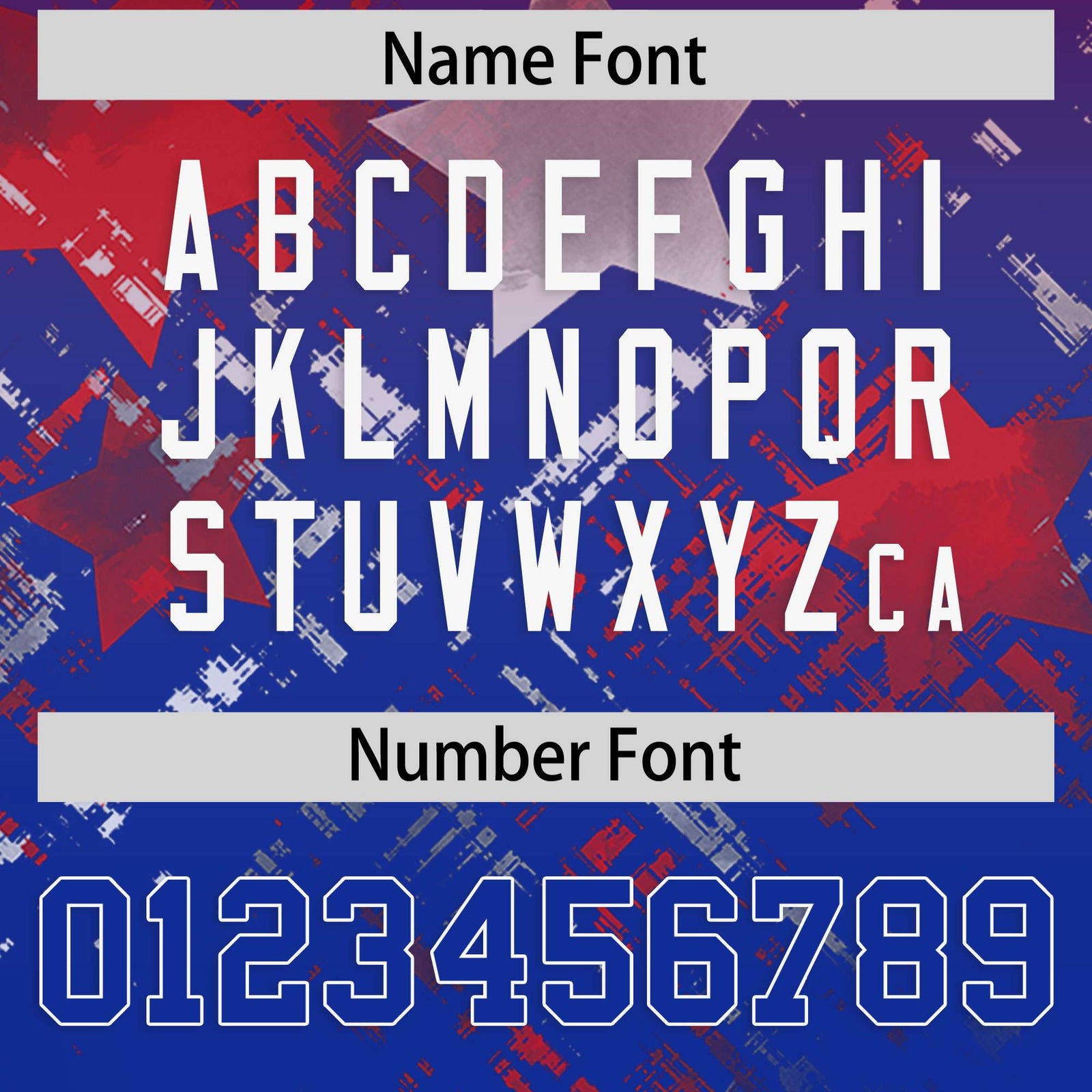 Custom Red and Royal Customize Flag Football Jersey - 7v7 Uniform| KXKSHOP