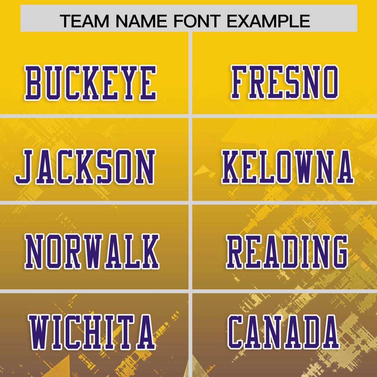 Custom Gold and Purple Customize Flag Football Jersey - 7v7 Uniform| KXKSHOP