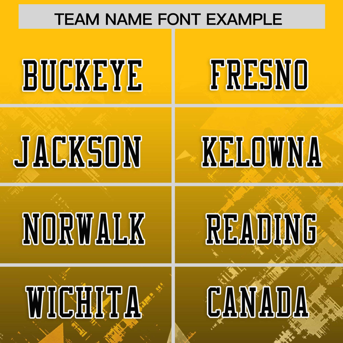 Custom Yellow and Black Customize Flag Football Jersey - 7v7 Uniform| KXKSHOP