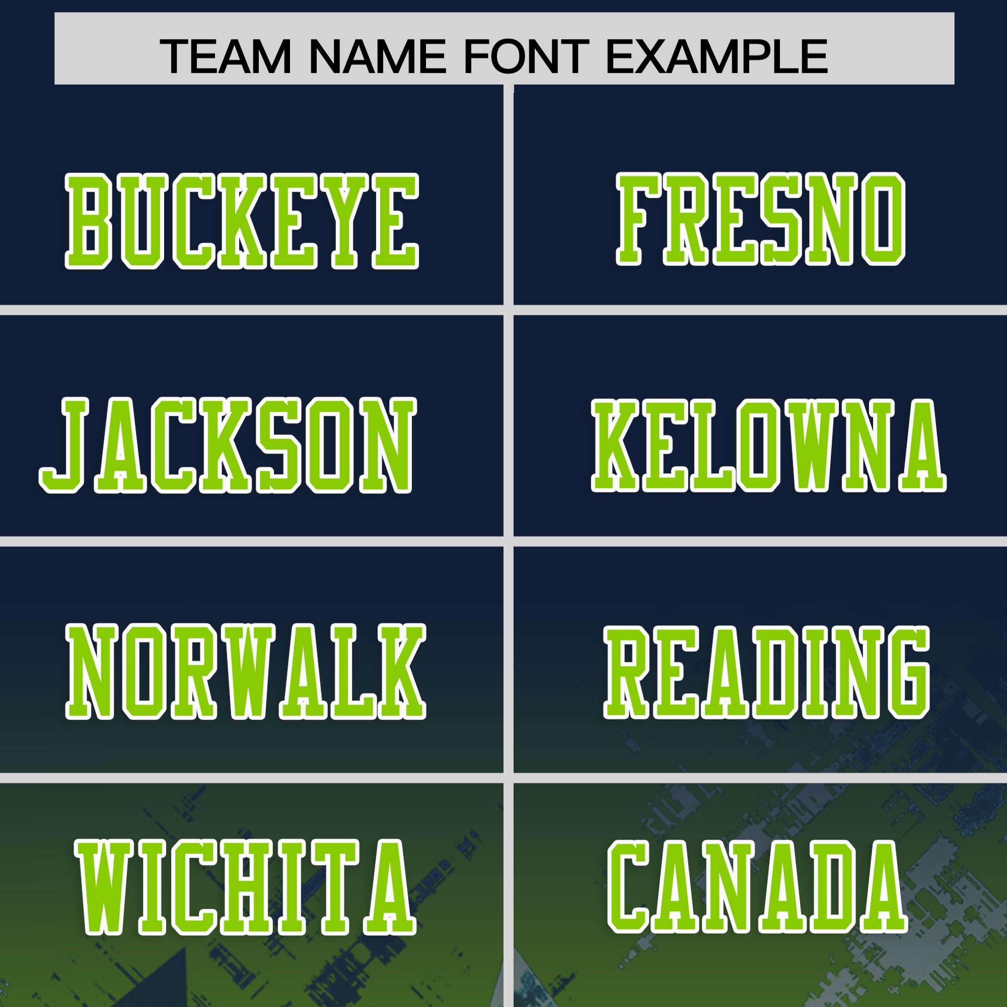 Custom Navy and Neon Green Customize Flag Football Jersey - 7v7 Uniform| KXKSHOP