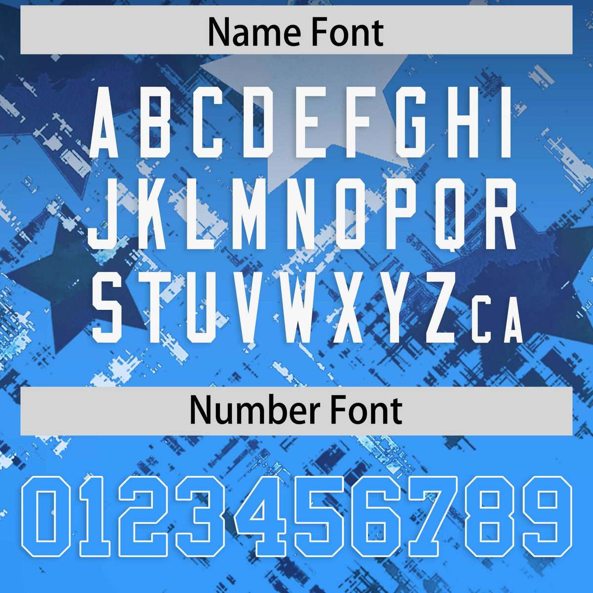 Custom Navy and Light Blue Customize Flag Football Jersey - 7v7 Uniform| KXKSHOP