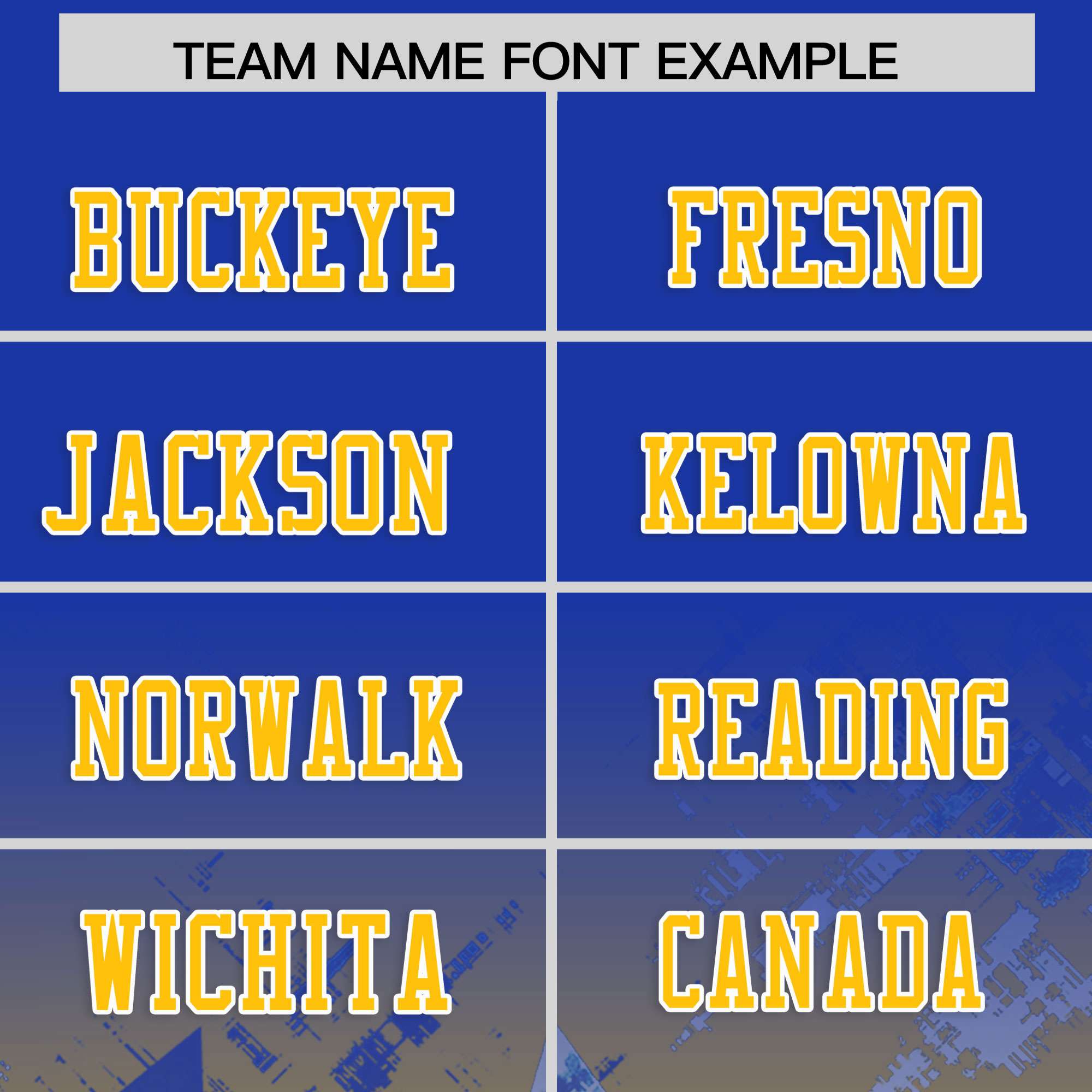 Custom Royal and Yellow Customize Flag Football Jersey - 7v7 Uniform| KXKSHOP