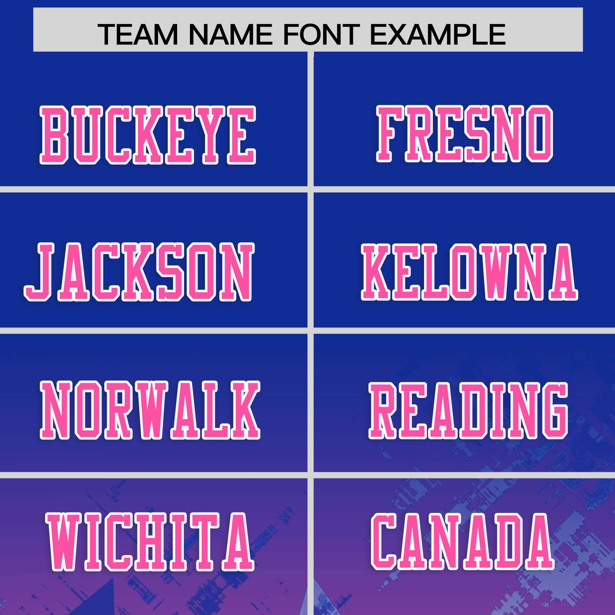 Custom Royal and Pink Customize Flag Football Jersey - 7v7 Uniform| KXKSHOP