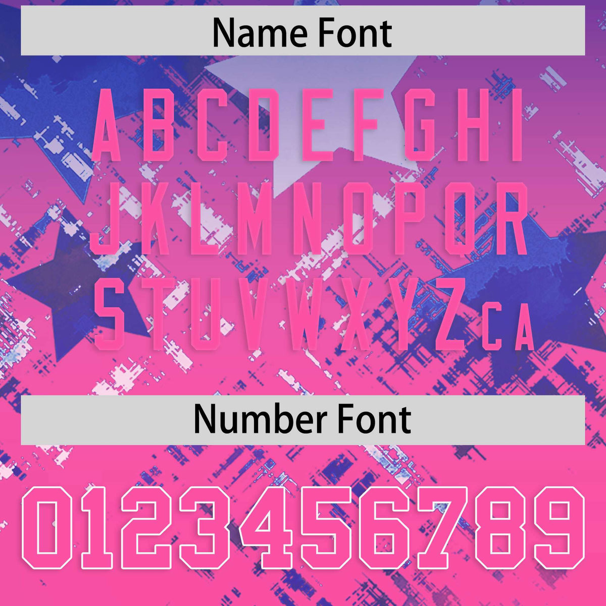 Custom Royal and Pink Customize Flag Football Jersey - 7v7 Uniform| KXKSHOP