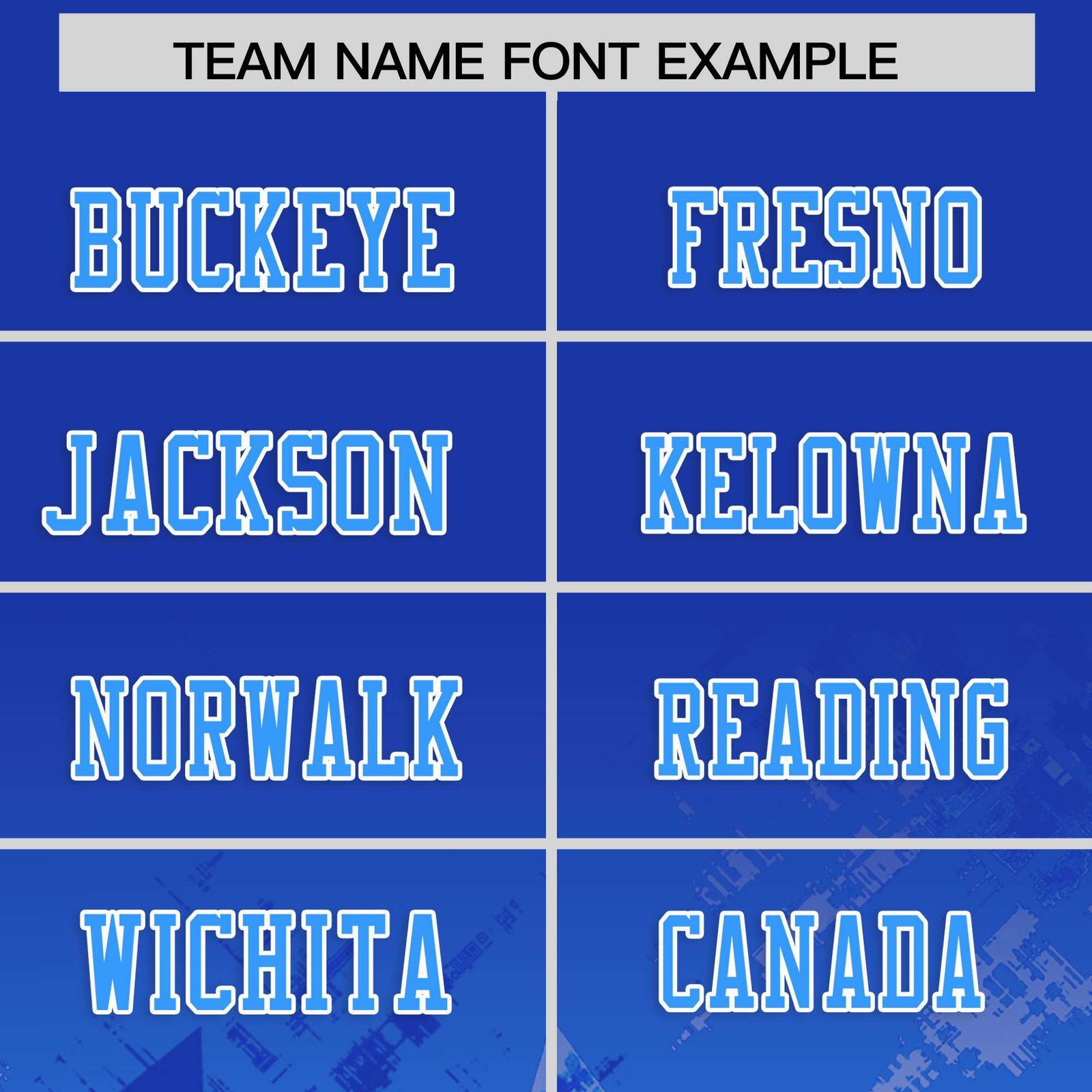 Custom Royal and Light Blue Customize Flag Football Jersey - 7v7 Uniform| KXKSHOP